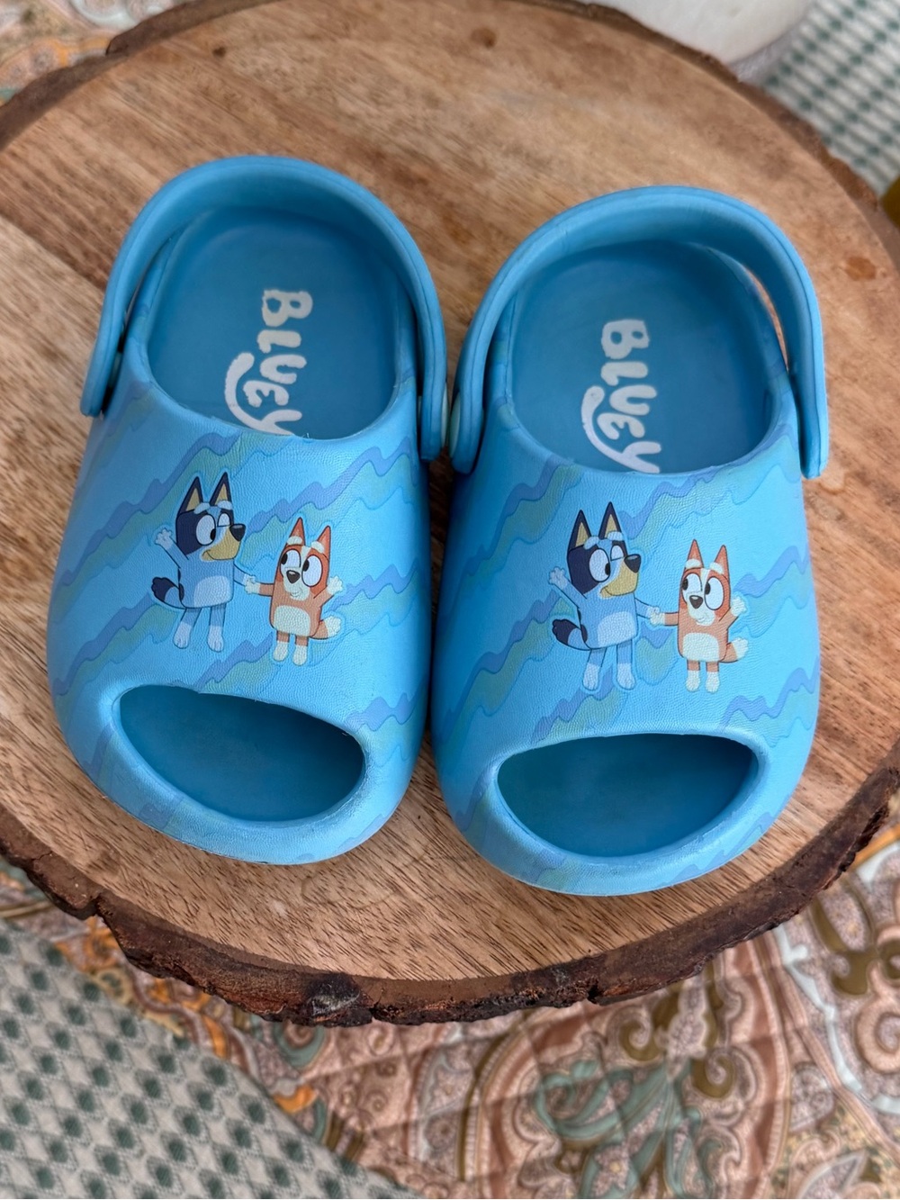 Bluey Toddler Comfort Slides Shoes Clogs Size 5/6 Toddler